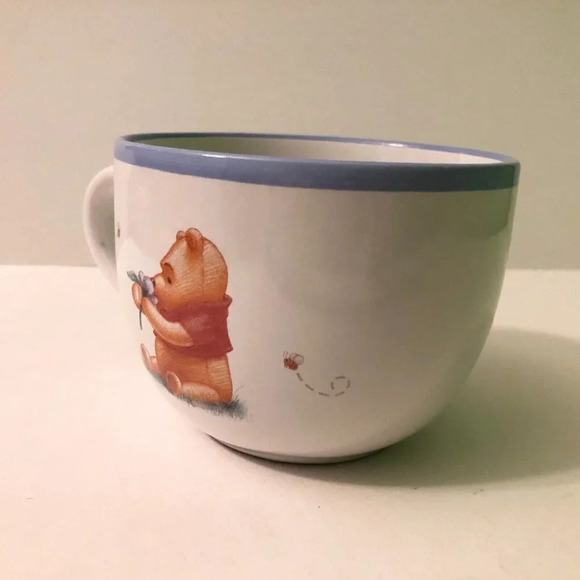 Vintage Winnie The Pooh Large Soup  Mug Simply Pooh Disney Coffee Cup - Picture 2 of 13
